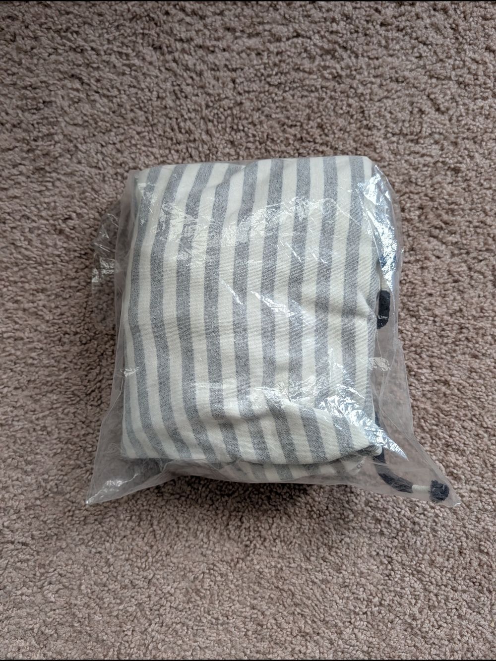 Third & Army Mens Off White Gray Allman Striped Pullover Cowl Neck Hoodie NWT S - Picture 3 of 8